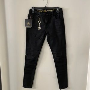 Black designer jeans(W28) new with tags.